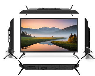 Łatwe zainstalowanie 40 cali LED TV 2K LED TV Metal Housing With Frame