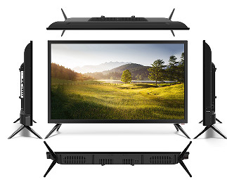 43-calowy ramkowy zwykły telewizor LED Analog TV Wsparcie USB dla wielu mediów
