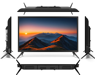 43-calowy 4K Android TV Smart Dolby Digital Plus z obudową metalową