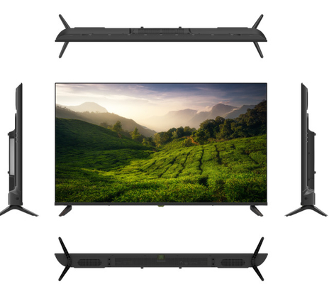 Bezramkowy 55-calowy mini LED TV Interfejs przycisku naziemnego z systemem operacyjnym Google